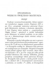 Wielkość liter - Pismo Święte Nowego Testamentu. Biblia Tysiąclecia - Pallottinum