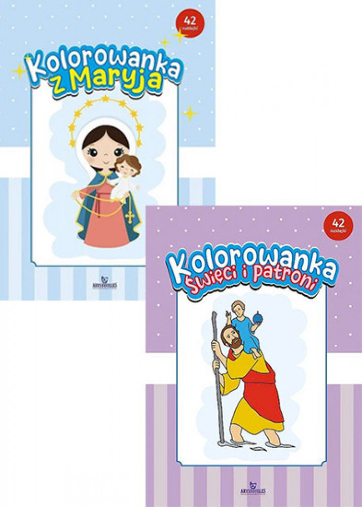 Kolorowanka z Maryją + kolorowanka Święci i patroni - pakiet książeczek