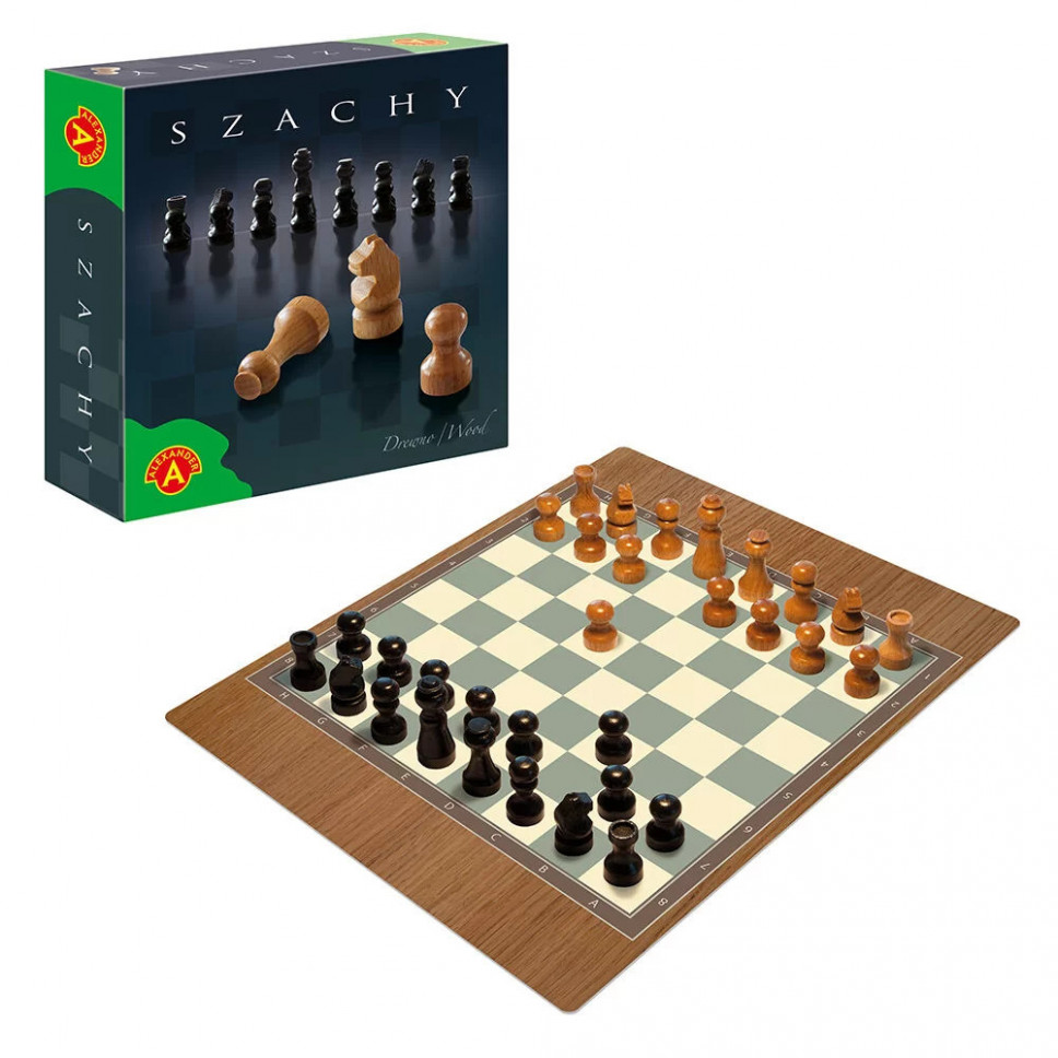Szachy drewniane - Alexander