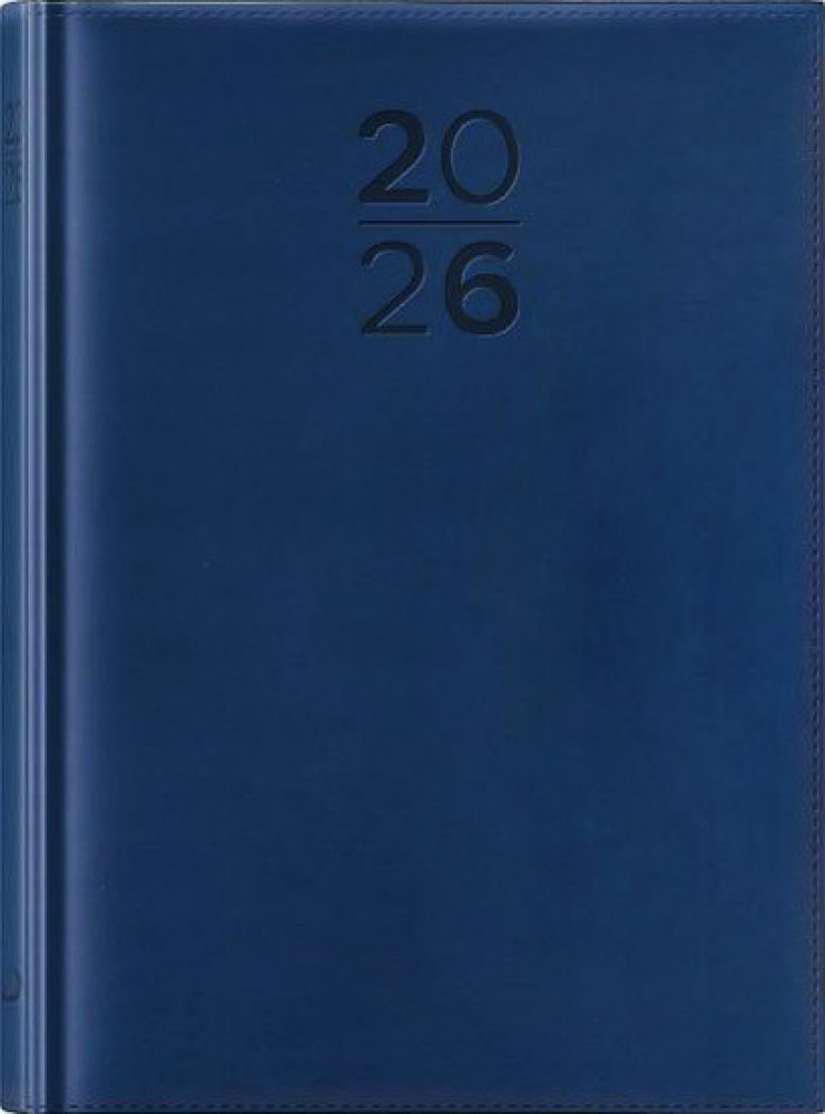Terminarz 2026, format A5, niebieski - kalendarz