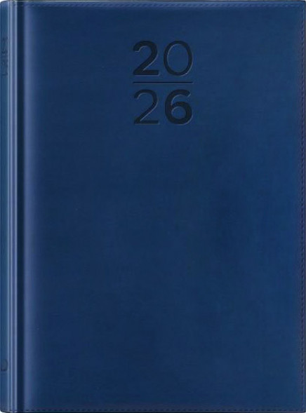 Terminarz 2026, format A5, niebieski - kalendarz