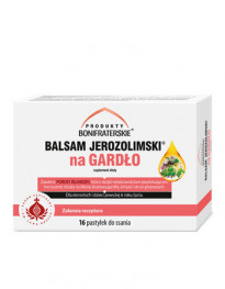 Balsam Jerozolimski na gardło. 16 pastylek do ssania
