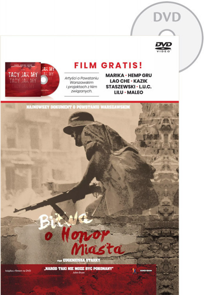 Bitwa o honor Miasta + Tacy jak my - Film DVD + książeczka
