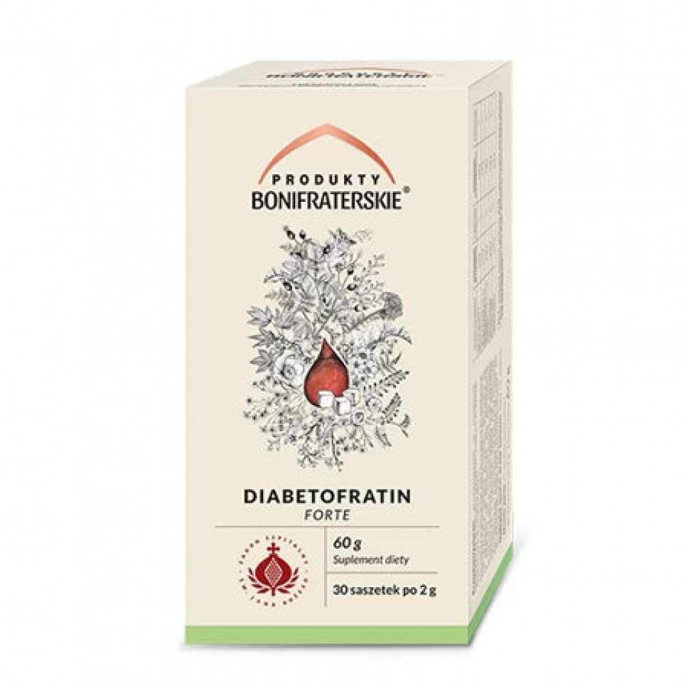 Diabetofratin Forte. Suplement diety 60 g (30 saszetek po 2 g)