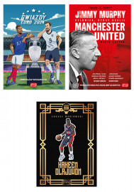 Na sportowo - Hakeem Olajuwon + Gwiazdy Euro 2024 + Człowiek, który ocalił Manchester United - komplet 3 książek