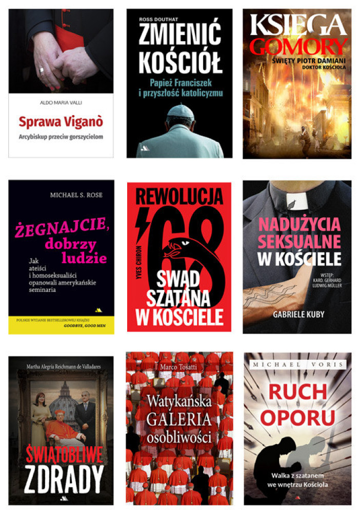Kryzys w Kościele - komplet 9 książek