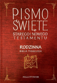Rodzinna Biblia Tysiąclecia - bordowa - Pallottinum