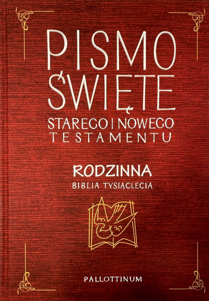 Rodzinna Biblia Tysiąclecia - bordowa - Pallottinum