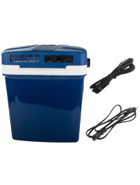 Lodówka turystyczna samochodowa, 12v, 230v, 26l, funkcja grzania, duża