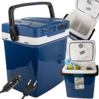 Lodówka turystyczna samochodowa, 12v, 230v, 26l, funkcja grzania, duża