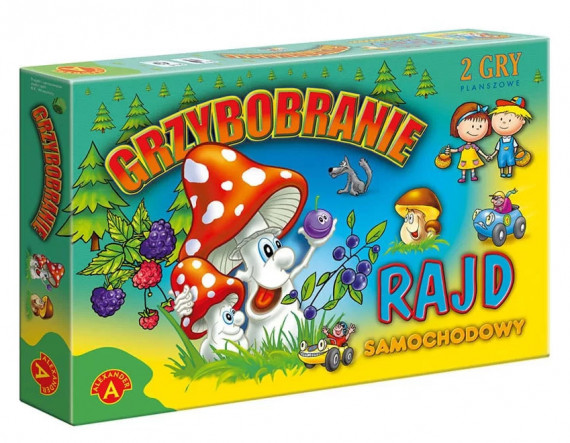 Grzybobranie + Rajd Samochodowy. Gry edukacyjne : Gry i zabawy