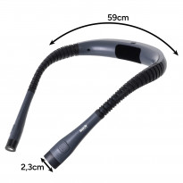 Lampka do czytania książek na szyję - latarka LED na akumulator, USB-C