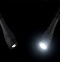 Lampka do czytania książek na szyję - latarka LED na akumulator, USB-C