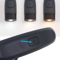Lampka do czytania książek na szyję - latarka LED na akumulator, USB-C