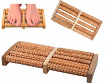 Masażer do stóp tradycyjny drewniany roller