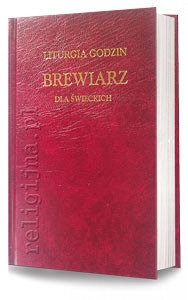 Liturgia godzin. Brewiarz dla świeckich (okł. skóropodobna) - ks. prof. Władysław Nowak : Modlitewniki