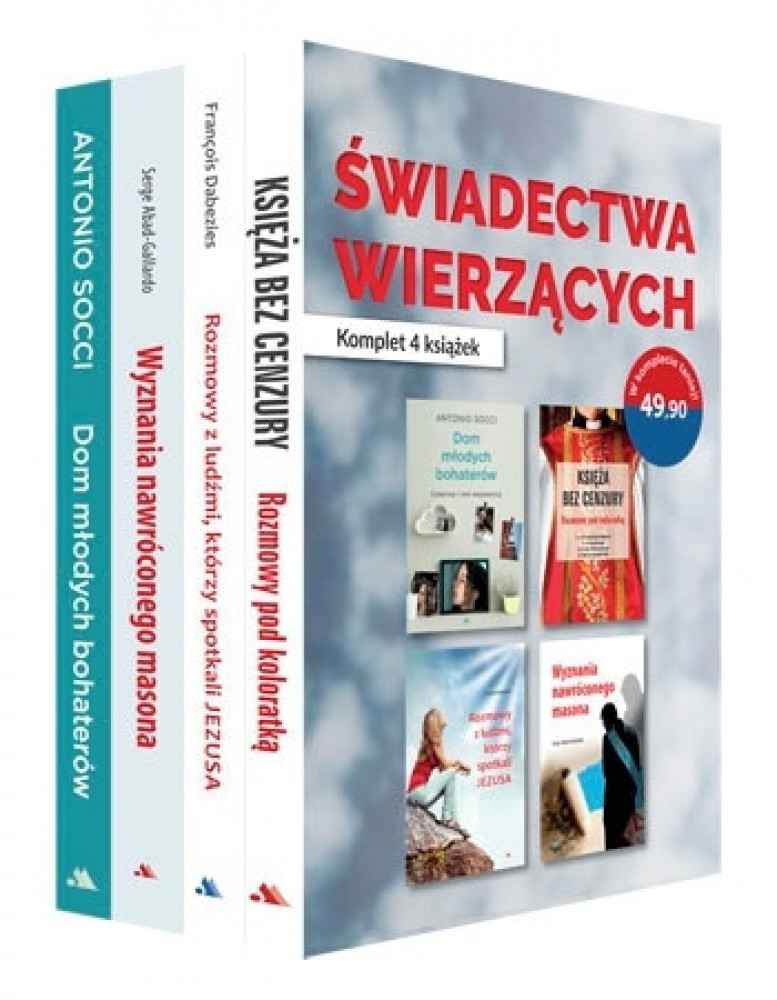 Świadectwa wierzących. Komplet 4 książek