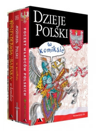 Dzieje Polski w komiksie. Komplet 3 książek