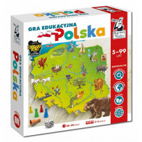 Polska. Edukacyjna gra planszowa