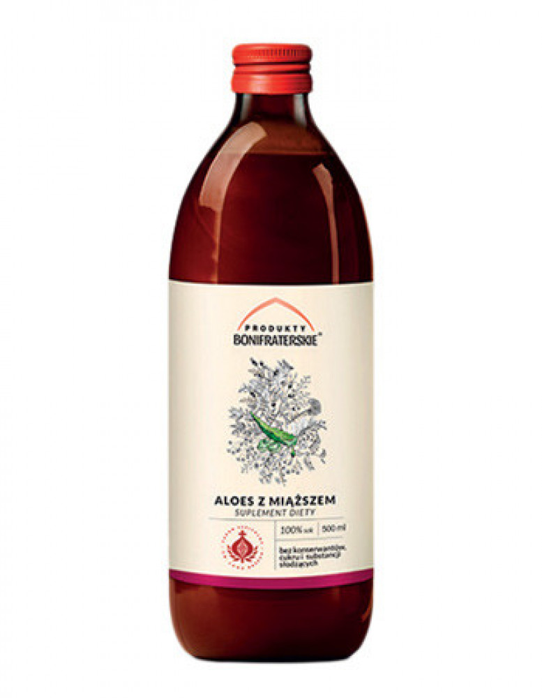 Aloes z miąższem. Suplement diety, 500 ml