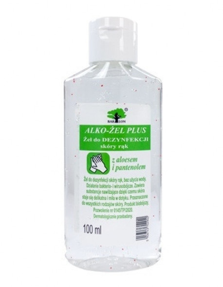 Alko-Żel Plus. Żel do dezynfekcji skóry rąk, 100 ml