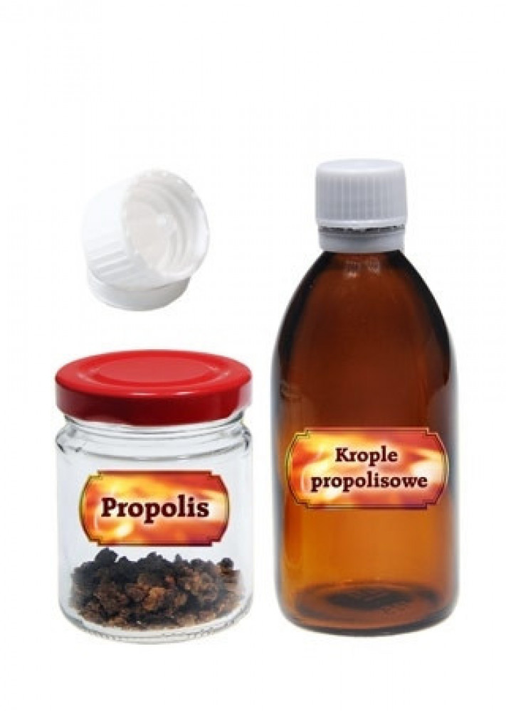 Propolis w zestawie do sporządzenia nalewki lub kropli