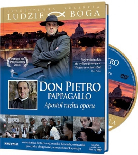 Don Pietro Pappagallo. Apostoł ruchu oporu. Książeczka z płytą DVD