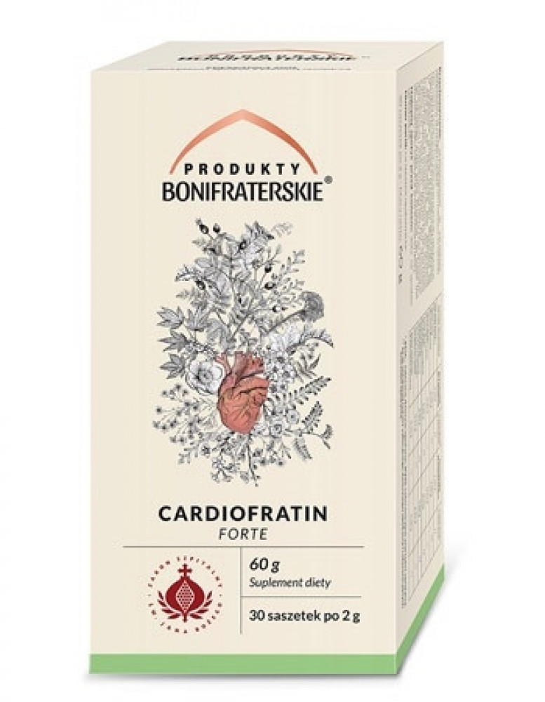 Cardiofratin Forte. Suplement diety, 60 g (30 saszetek po 2 g)