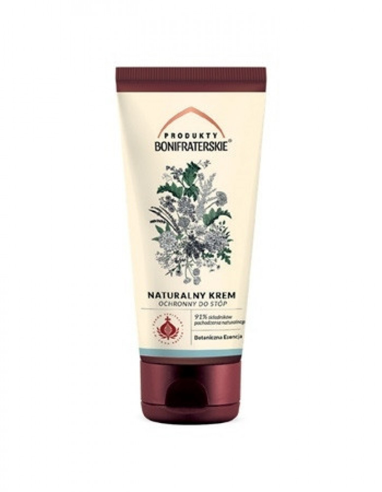 Naturalny krem ochronny do stóp. Kosmetyk, 50 ml