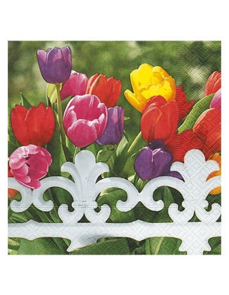Serwetki ozdobne -  Tulipany