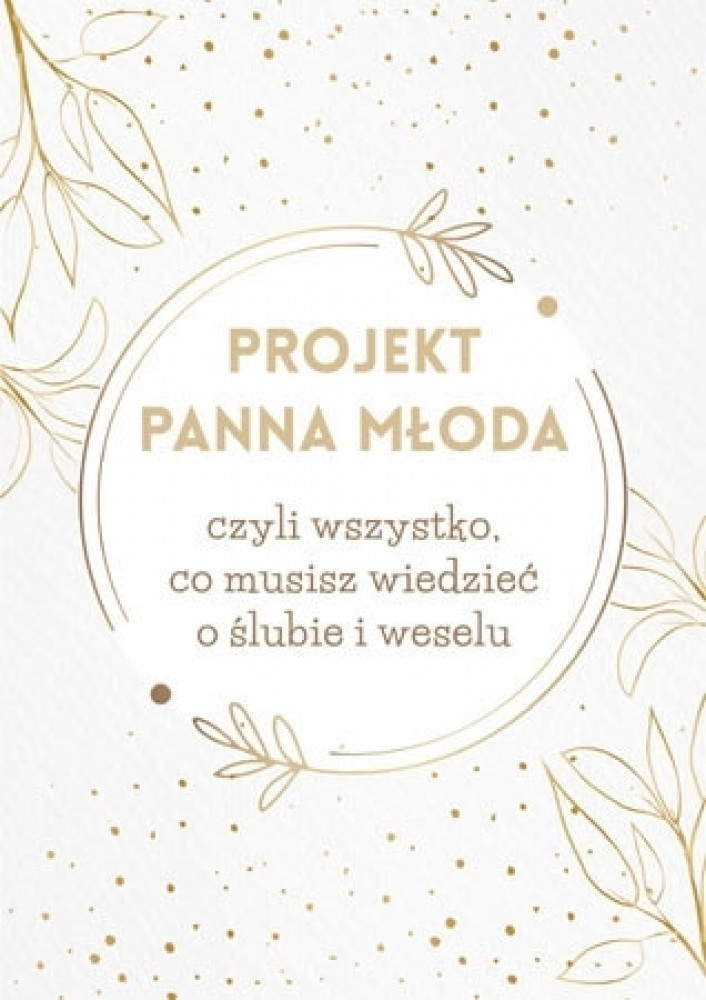 Projekt panna młoda. Notatnik na spirali