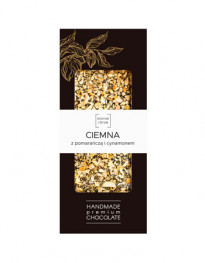 Czekolada ciemna z pomarańczą i cynamonem