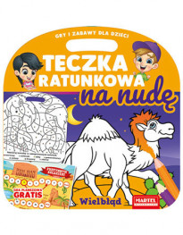 Wielbłąd z grą planszową. Teczka ratunkowa na nudę