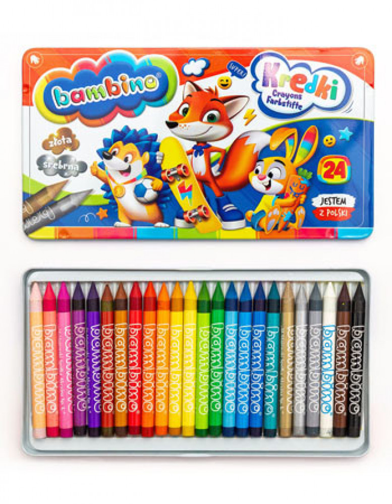 Kredki Bambino Mini Zoo