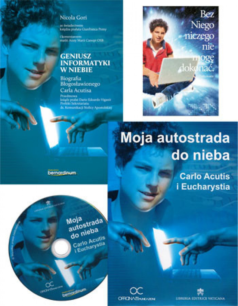 Bł. Carlo Acutis - Geniusz informatyki w niebie + Moja autostrada do nieba DVD + obrazek