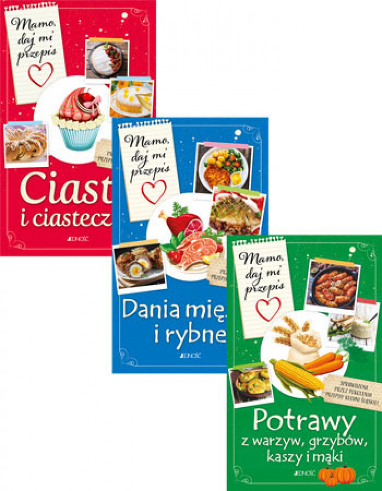 Mamo, daj mi przepis! Komplet 3 książek