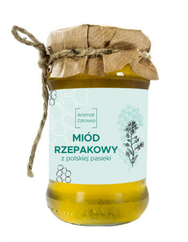 Miód rzepakowy z polskiej pasieki, 400 g
