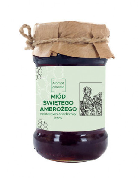 Miód św. Ambrożego nektarowo-spadziowy leśny, 400 g