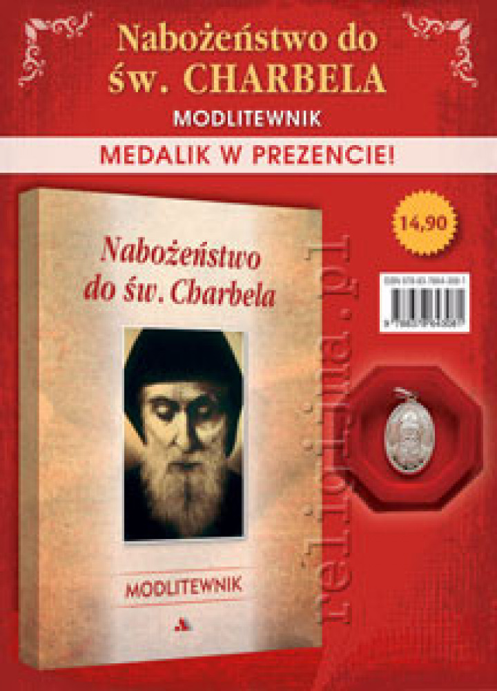 Nabożeństwo do św. Charbela - Modlitewnik z medalikiem w prezencie