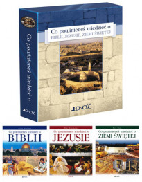 Co powinieneś wiedzieć o… Biblii, Jezusie, Ziemi Świętej. Komplet 3 książek w etui
