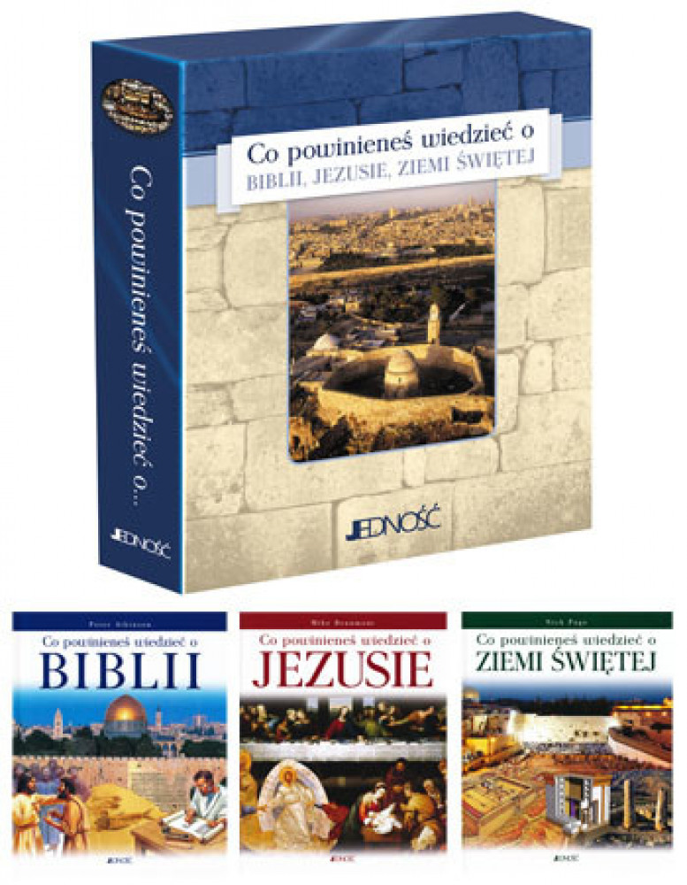 Co powinieneś wiedzieć o… Biblii, Jezusie, Ziemi Świętej. Komplet 3 książek w etui
