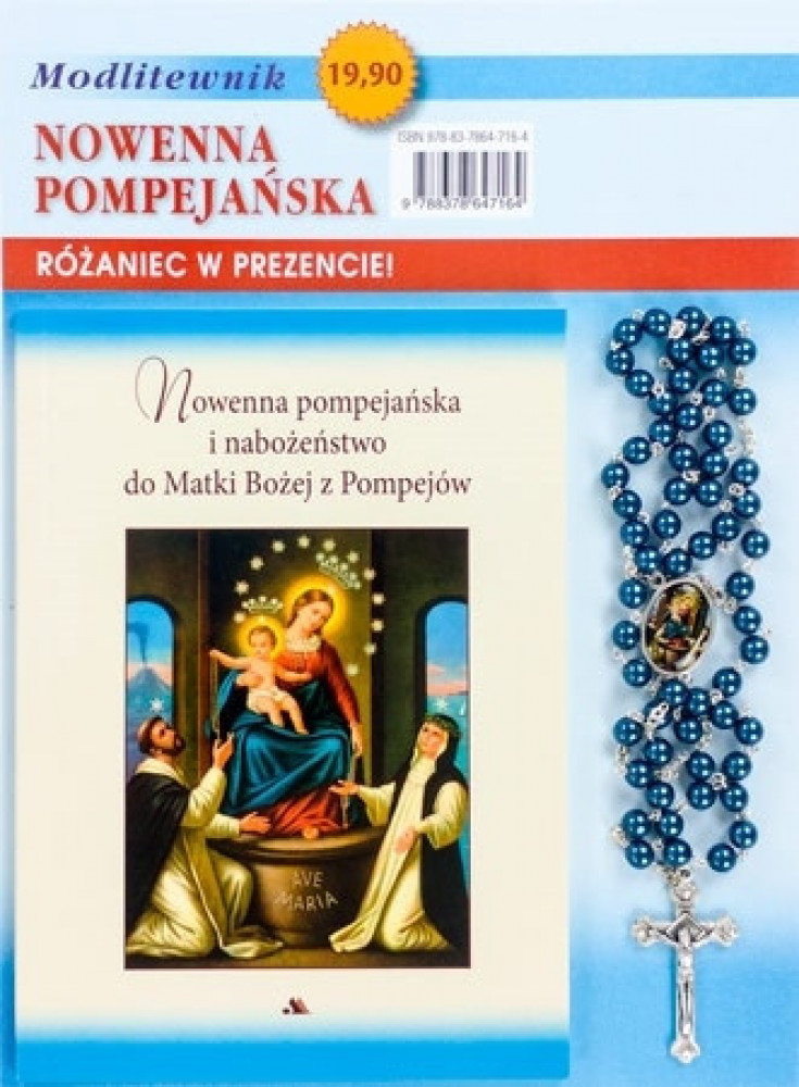 Nowenna pompejańska i nabożeństwo do Matki Bożej z Pompejów. Z niebieskim różańcem w prezencie