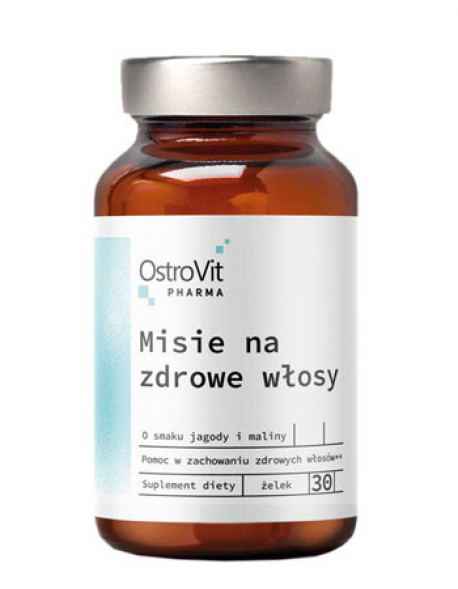 Misie na zdrowe włosy, 30 żelek