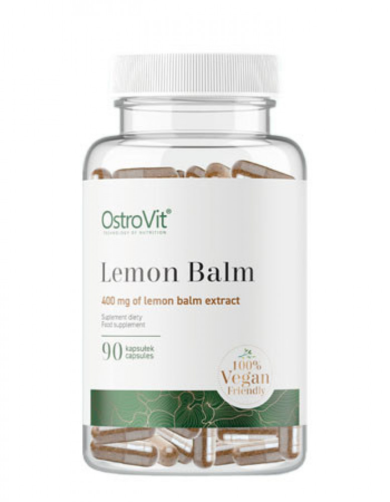Lemon balm (Liść melisy), 90 kapsułek