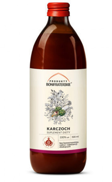 Karczoch. Sok, 500 ml : Preparaty ziołowe