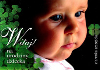 Witaj! Na urodziny dziecka - Ziarenka Szczęścia