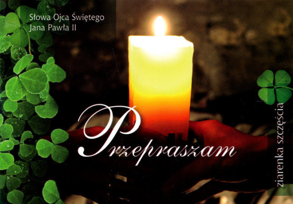 Przepraszam - Ziarenka Szczęścia