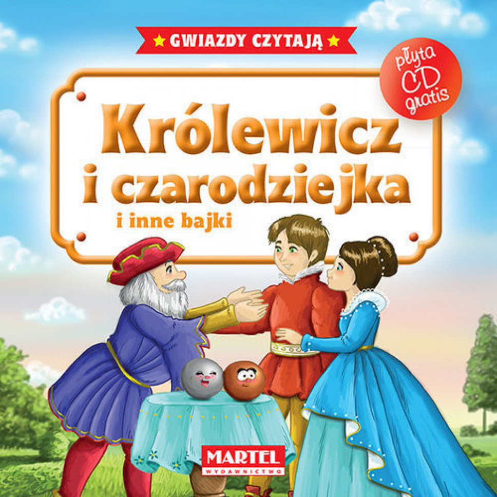 Gwiazdy czytają. Królewicz i czarodziejka i inne bajki + CD