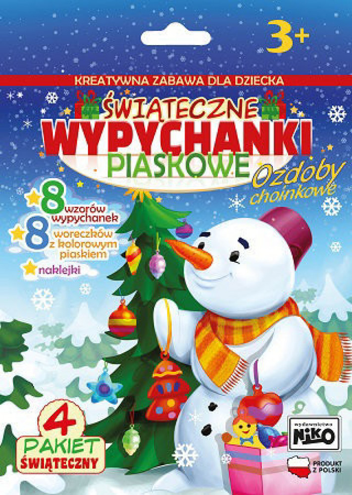 Świąteczne wypychanki. Pakiet z bałwankiem