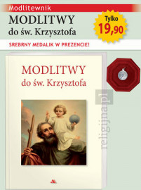 Modlitwy do św. Krzysztofa. Modlitewnik ze srebrnym medalikiem w prezencie